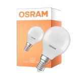 Osram Classic LED E14 Esférica Mate 3.3W 250lm - 840 Blanco Frio | Reemplazo 25W