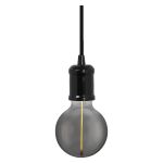 Osram LED Vintage 1906 Colgante De Luz Bobbin Negro | Apta para E27
