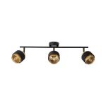 Ledvance Decor Foco Hornet Techo Foco Negro 3x2.8W - 827 Luz Muy Cálida | Incl. 3x E14