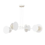 Emibig Colgante De Luz Idea Acero Blanco | Apta para 4x E27 - Max 10W