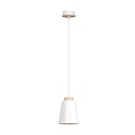 Emibig Colgante De Luz Bolero Acero Blanco | Apta para 1x E27 - Max 15W