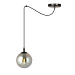Emibig Colgante De Luz Gigi Acero Negro | Apta para 1x E14 - Max 10W