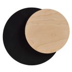Emibig Luz De Pared Círculo Acero Negro | Apta para 1x G9 - Max 8W