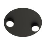 Emibig Luz de techo Bolx Acero Negro | Apta para 2x GX53 - Max 12W