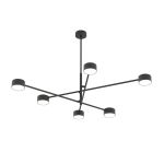 Emibig Luz de techo Natsu Acero Negro | Apta para 6x GX53 - Max 12W