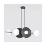 Emibig Colgante De Luz Volum Acero Negro | Apta para 6x G9 - Max 8W