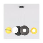 Emibig Colgante De Luz Volum Acero Negro | Apta para 6x G9 - Max 8W