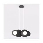 Emibig Colgante De Luz Model Acero Negro | Apta para 4x G9 - Max 8W