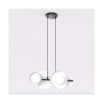 Emibig Colgante De Luz Model Acero Blanco | Apta para 4x G9 - Max 8W