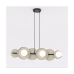 Emibig Colgante De Luz Model Acero Marrón | Apta para 6x G9 - Max 8W