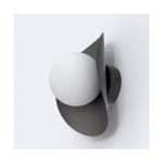 Emibig Luz De Pared Fiero Acero Negro | Apta para 1x G9 - Max 8W
