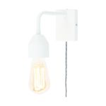 It's about RoMi Luz De Pared Madrid Hierro Blanco S | Apta para 1x E27 