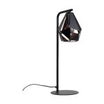 Eglo Lámpara De Mesa Carlton 4 Acero Negro Cobre | IP20 - Apta para 1x E27 