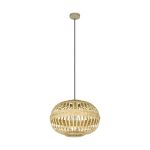Eglo Colgante De Luz Amsfield Acero Marrón | IP20 - Apta para 1x E27 