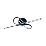 Eglo Luz de techo Selvina 1 Acero Aluminium Negro 10.5W 1450lm - 830 Luz Cálida | IP20