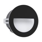 Eglo Luz De Pared Aracena Aluminium Negro 2W 300lm - 840 Blanco Frio