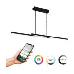 Eglo Colgante De Luz Fraioli-Z Aluminium Negro 17W 2400lm - 827-865 Ajustable Blanco + RGB | IP20 - Zigbee Regulable