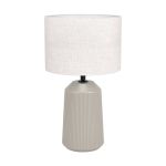 Eglo Lámpara De Mesa Capalbio Ceramic Sanded | IP20 - Apta para 1x E27 