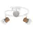 Ledvance LED Decor Foco Cork Acero Espiral Blanco 10W 690lm - 827 Luz Muy Cálida | Regulable