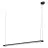 Ledvance LED Colgante De Luz Office Line Slab Negro 40W 4100lm - 840 Blanco Frio | Regulable
