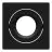 Ledvance Foco Combo Ip65/5x Circulo Cuadrado Ajustable Negro