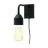 It's about RoMi Luz De Pared Madrid Hierro Negro S | Apta para 1x E27 