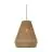Good&Mojo Colgante De Luz Iguazu Textil Marrón L | Apta para 1x E27 
