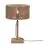 Good&Mojo Lámpara De Mesa Iguazu Textil Marrón S | Apta para 1x E27 