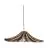Good&Mojo Colgante De Luz Cuzco Jute Negro/Natural | Apta para 1x E27 