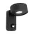 Eglo Luz De Pared Palosco Acero Negro 4W 360lm - 830 Luz Cálida | IP44 - Sensor De Movimiento
