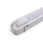 Noxion Pantalla LED Estanca Alojamiento Poseidon V2.0 incl. 1x Noxion Tubo LED T8 Standard Output 19W 2300lm - 830 Luz Cálida | 150cm