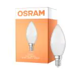 Osram LED Star Classic E14 Vela Mate 3.3W 250lm - 827 Luz Muy Cálida | Reemplazo 25W