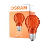 Osram LED Star Classic Decor E27 Pera Con Filamento Mate 2.5W 160lm - Naranja | Reemplazo 17W
