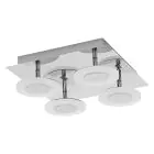 Ledvance Smart+ Wifi LED Luz De Pared Al Aire Libre Plata 26W 1500lm - 830-865 Ajustable Blanco | IP44