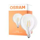 Osram SuperStar LED E27 Globe 125mm con Filamento Clara 7W 806lm - 822-827 Dim to Warm | Regulable - Reemplazo 60W