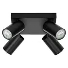 Ledvance LED Decor Foco Octagon Acero Plato Negro 13W 920lm - 827 Luz Muy Cálida | Regulable