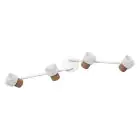 Ledvance LED Decor Foco Cork Acero Blanco 13W 920lm - 827 Luz Muy Cálida | Regulable