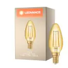 Ledvance Vintage 1906 LED E14 Vela Oro 1.5W 120lm - 824 Luz muy Cálida | Reemplazo 15W
