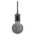 Osram LED Vintage 1906 Colgante De Luz Bobbin Gun Metal | Apta para E27
