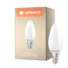 Ledvance Classic LED E14 Vela Mate 3.4W 470lm - 827 Luz Muy Cálida | Regulable - Reemplazo 40W