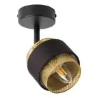 Ledvance Decor Foco Hornet Techo Foco Negro 1x2.8W - 827 Luz Muy Cálida | Incl. 1x E14