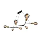 Nordlux Colgante De Luz Josefine Metal Negro | IP20 - Apta para 7x E27
