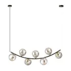 Emibig Colgante De Luz Ritz Acero Negro | Apta para 7x E14 - Max 10W