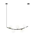 Emibig Colgante De Luz Ritz Acero Negro | Apta para 5x E14 - Max 10W