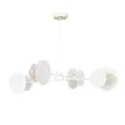 Emibig Colgante De Luz Idea Acero Blanco | Apta para 4x E27 - Max 10W