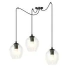 Emibig Colgante De Luz Level Acero Negro | Apta para 3x E27 - Max 15W