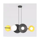 Emibig Colgante De Luz Volum Acero Negro | Apta para 6x G9 - Max 8W