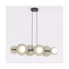 Emibig Colgante De Luz Model Acero Marrón | Apta para 6x G9 - Max 8W