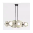 Emibig Colgante De Luz Elementi Acero Marrón | Apta para 6x G9 - Max 8W