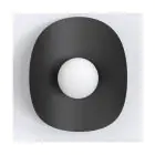 Emibig Luz De Pared Fiero Acero Negro | Apta para 1x G9 - Max 8W